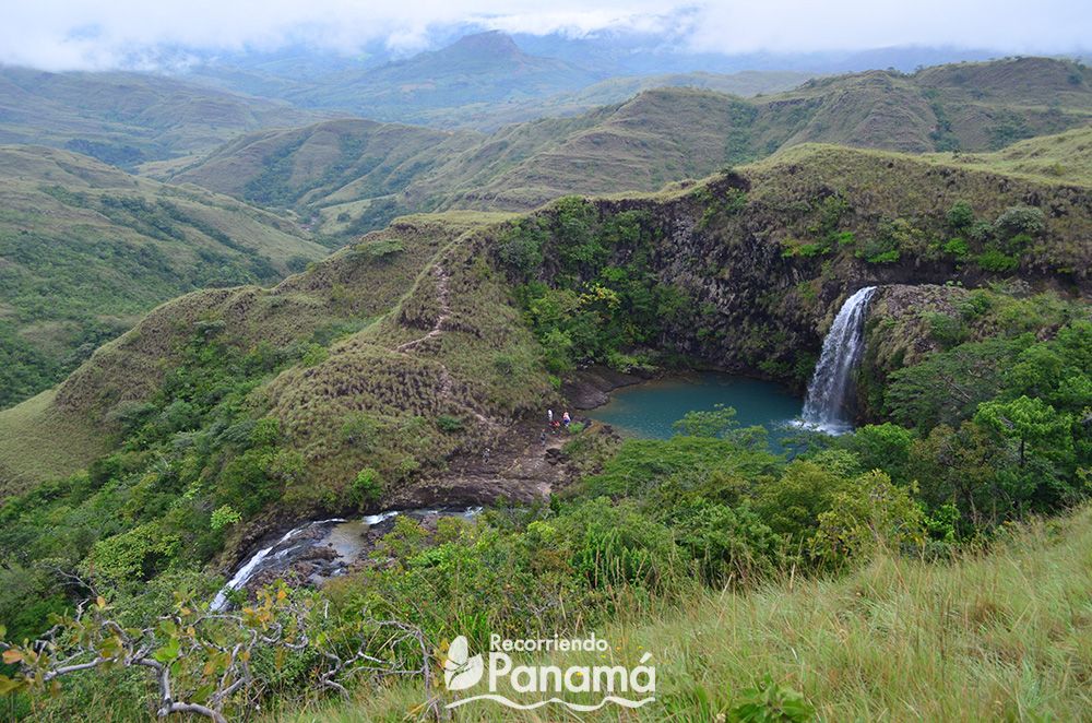 Las Damas Waterfall, view from above
