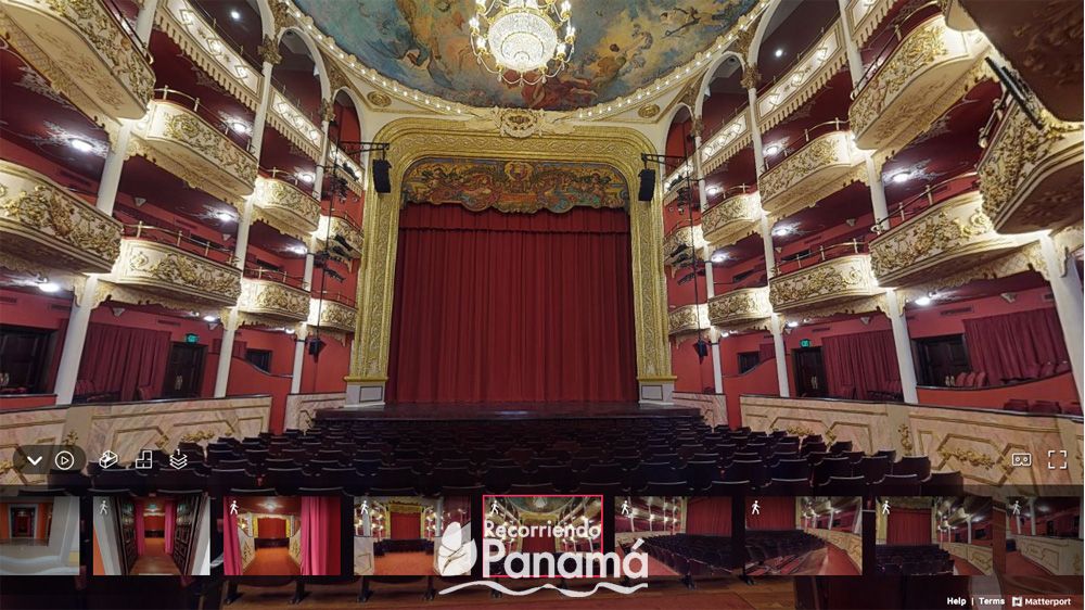Teatro Nacional, Tours virtuales de Panamá